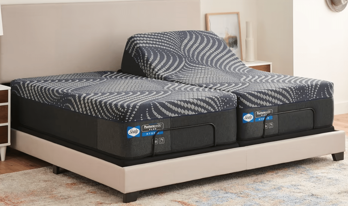 sealy adjustable bed base